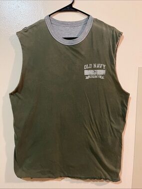 OLD NAVY REVERSIBLE - Sage Green 1st Side & Gray 2nd Side *Read* See Measurement